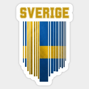 Sweden flag, swedish flag Sticker
